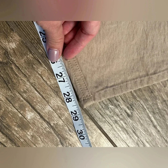 COS women’s regular chino trouser pants khaki jeans straight leg size 8 - Picture 6 of 10